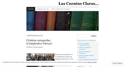 Desktop Screenshot of kuentasklaras.wordpress.com