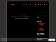 Tablet Screenshot of kidkcstar.wordpress.com