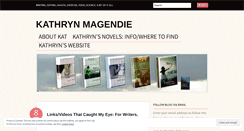 Desktop Screenshot of kathrynmagendie.wordpress.com