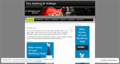 Desktop Screenshot of egitarrelernen.wordpress.com