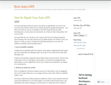 Tablet Screenshot of bestautogps.wordpress.com