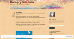 Desktop Screenshot of happylittlebaker.wordpress.com