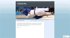 Desktop Screenshot of coachjudo.wordpress.com