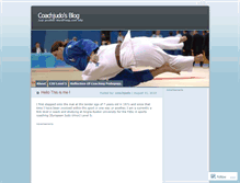 Tablet Screenshot of coachjudo.wordpress.com