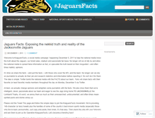 Tablet Screenshot of jagsfacts.wordpress.com