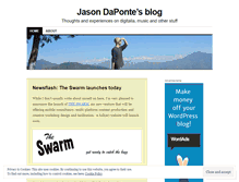 Tablet Screenshot of jasondaponte.wordpress.com