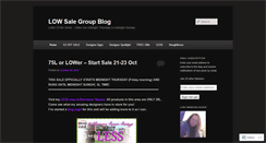 Desktop Screenshot of lowsale.wordpress.com