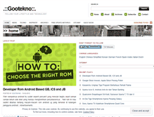Tablet Screenshot of gootekno.wordpress.com