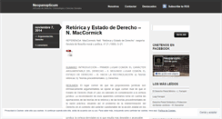 Desktop Screenshot of neopanopticum.wordpress.com