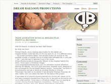 Tablet Screenshot of dreamballoon.wordpress.com