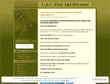 Tablet Screenshot of lacfineart.wordpress.com