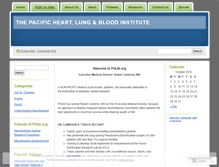 Tablet Screenshot of phlbi.wordpress.com