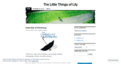 Desktop Screenshot of lespetiteschosesdulis.wordpress.com