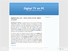 Tablet Screenshot of digitaltvonpc99.wordpress.com