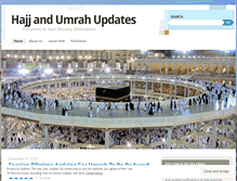 Tablet Screenshot of hajjandumrahformuslims.wordpress.com