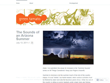 Tablet Screenshot of greentamato.wordpress.com