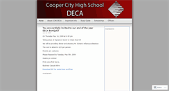 Desktop Screenshot of cchsdeca.wordpress.com