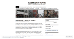 Desktop Screenshot of existingresources.wordpress.com