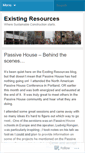 Mobile Screenshot of existingresources.wordpress.com