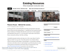Tablet Screenshot of existingresources.wordpress.com