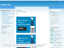 Tablet Screenshot of mondeinfoo.wordpress.com