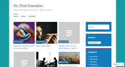 Desktop Screenshot of chrisgnanakan.wordpress.com