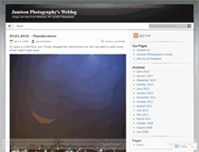 Tablet Screenshot of jamisonphoto.wordpress.com