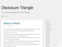 Tablet Screenshot of andrewburke.wordpress.com