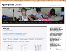 Tablet Screenshot of ajutorpentrucezara.wordpress.com