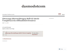 Tablet Screenshot of dasmodotcom.wordpress.com