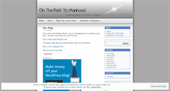 Desktop Screenshot of onthepathtomanhood.wordpress.com