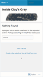 Mobile Screenshot of claysgray.wordpress.com