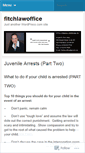 Mobile Screenshot of fitchlawoffice.wordpress.com