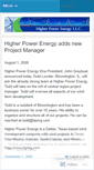 Mobile Screenshot of higherpowerenergy.wordpress.com