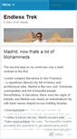 Mobile Screenshot of endlesstrek.wordpress.com