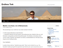 Tablet Screenshot of endlesstrek.wordpress.com