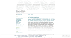 Desktop Screenshot of heartofbirth.wordpress.com