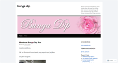 Desktop Screenshot of bungadip.wordpress.com