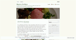 Desktop Screenshot of brownonrice.wordpress.com