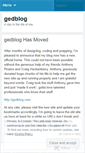 Mobile Screenshot of gedmaheux.wordpress.com