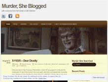 Tablet Screenshot of murdersheblogged1.wordpress.com