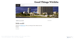 Desktop Screenshot of goodthingswichita.wordpress.com