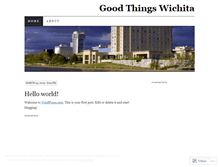 Tablet Screenshot of goodthingswichita.wordpress.com