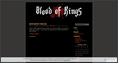 Desktop Screenshot of bloodofkings.wordpress.com