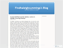 Tablet Screenshot of findhaleighcummings.wordpress.com