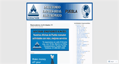 Desktop Screenshot of conacyempuebla.wordpress.com