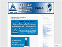 Tablet Screenshot of conacyempuebla.wordpress.com