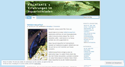 Desktop Screenshot of fischtante.wordpress.com