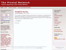 Tablet Screenshot of pivotalnetwork.wordpress.com