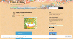 Desktop Screenshot of julietini.wordpress.com